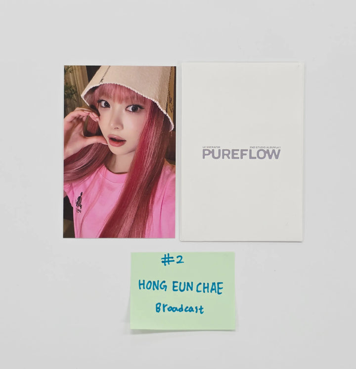 LE SSERAFIM "PUREFLOW" - Broadcast Photocard [26.07.21]