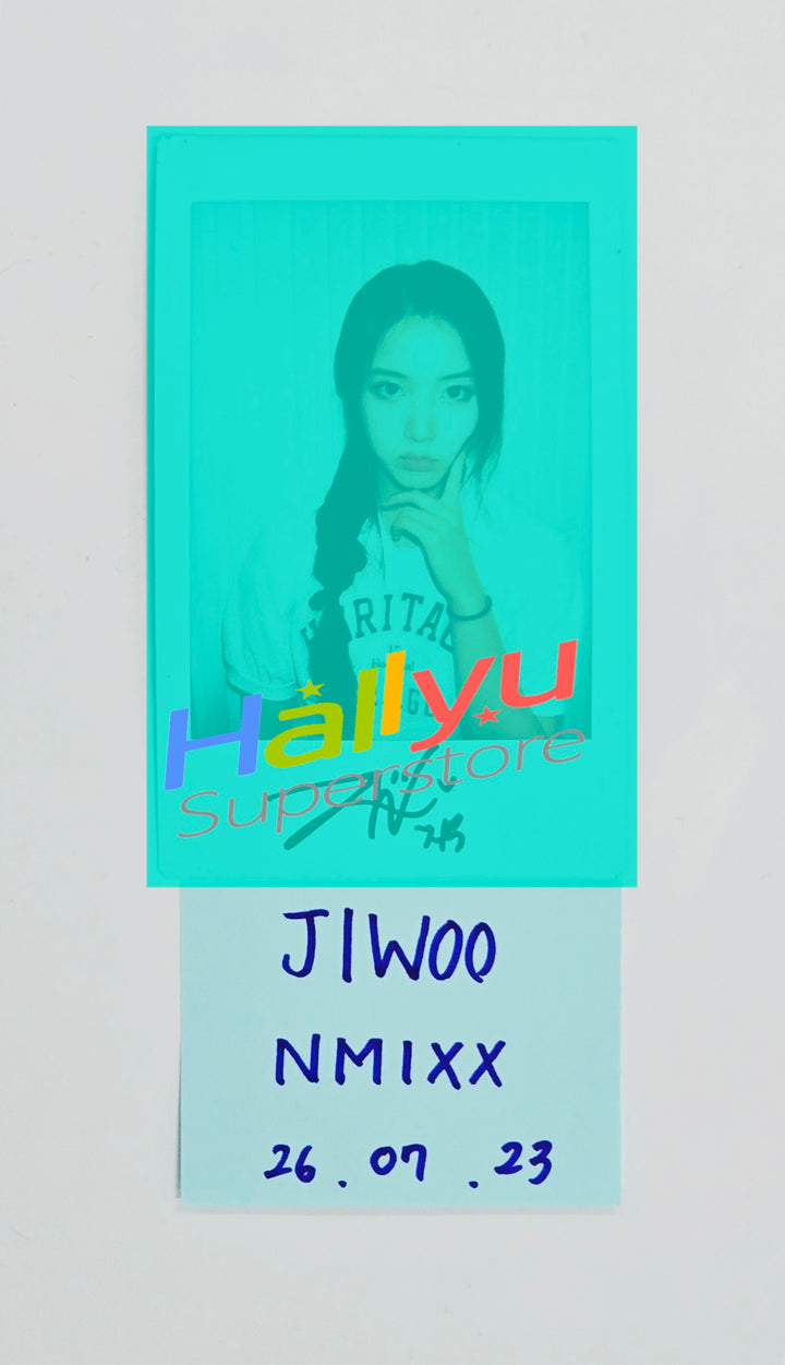 JIWOO (of NMIXX) - Hand Autographed(Signed) Polaroid [26.07.23]