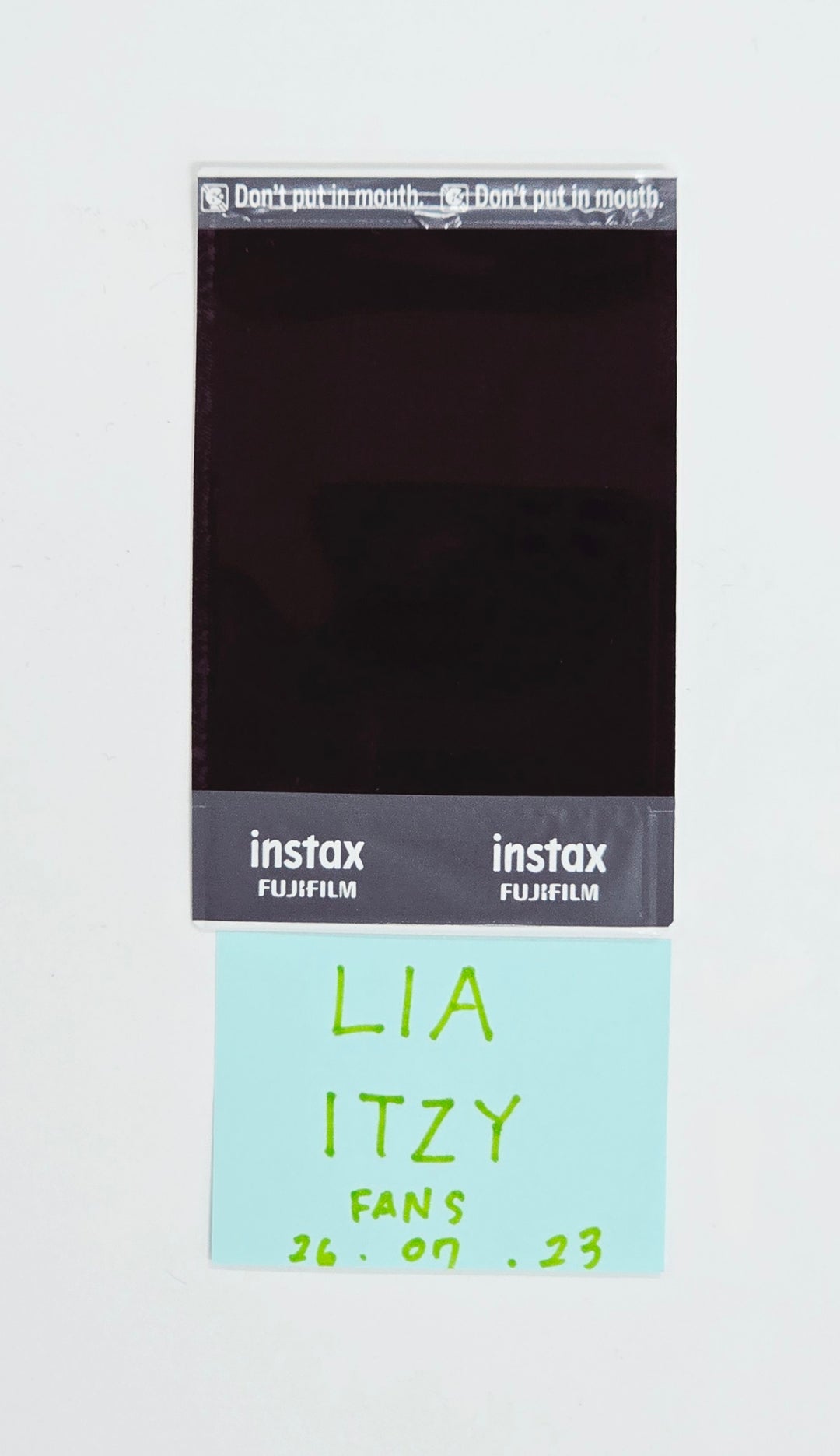 LIA (of ITZY) - Hand Autograhped(Signed) Polaroid [26.07.23]