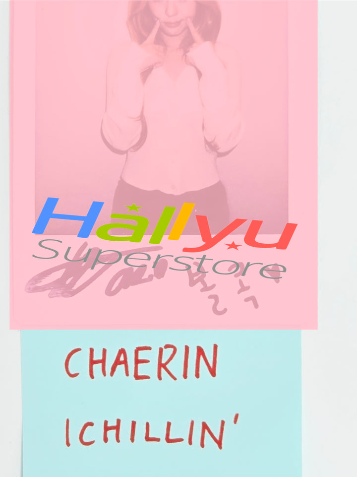 CHAERIN (of ICHILLIN) - Hand Autographed(Signed) Polaroid [26.07.23]