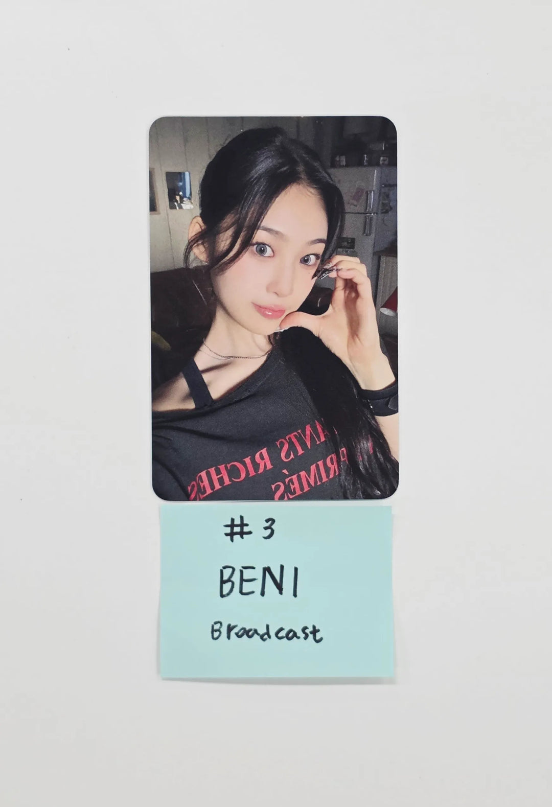 BENI (of Baby DONT Cry) - Broadcast Photocard [26.07.23]