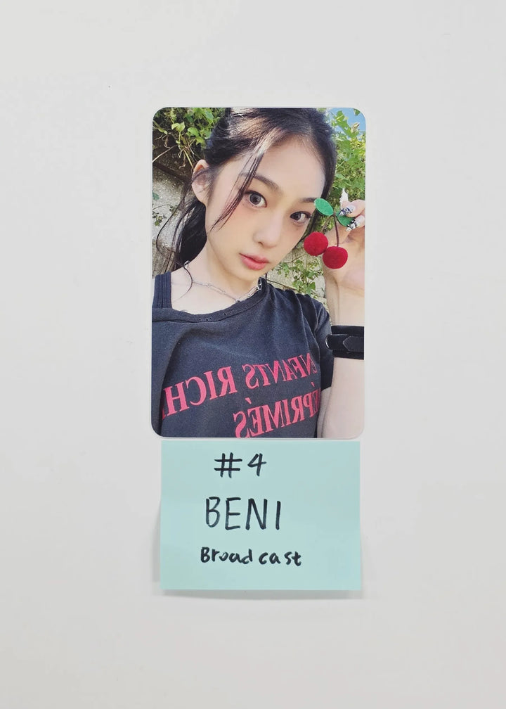 BENI (of Baby DONT Cry) - Broadcast Photocard [26.07.23]