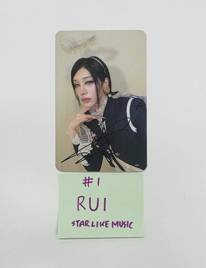 RUI (of XLOV) "I,God" - Hand Autographed(Signed) Photocard [26.07.24]