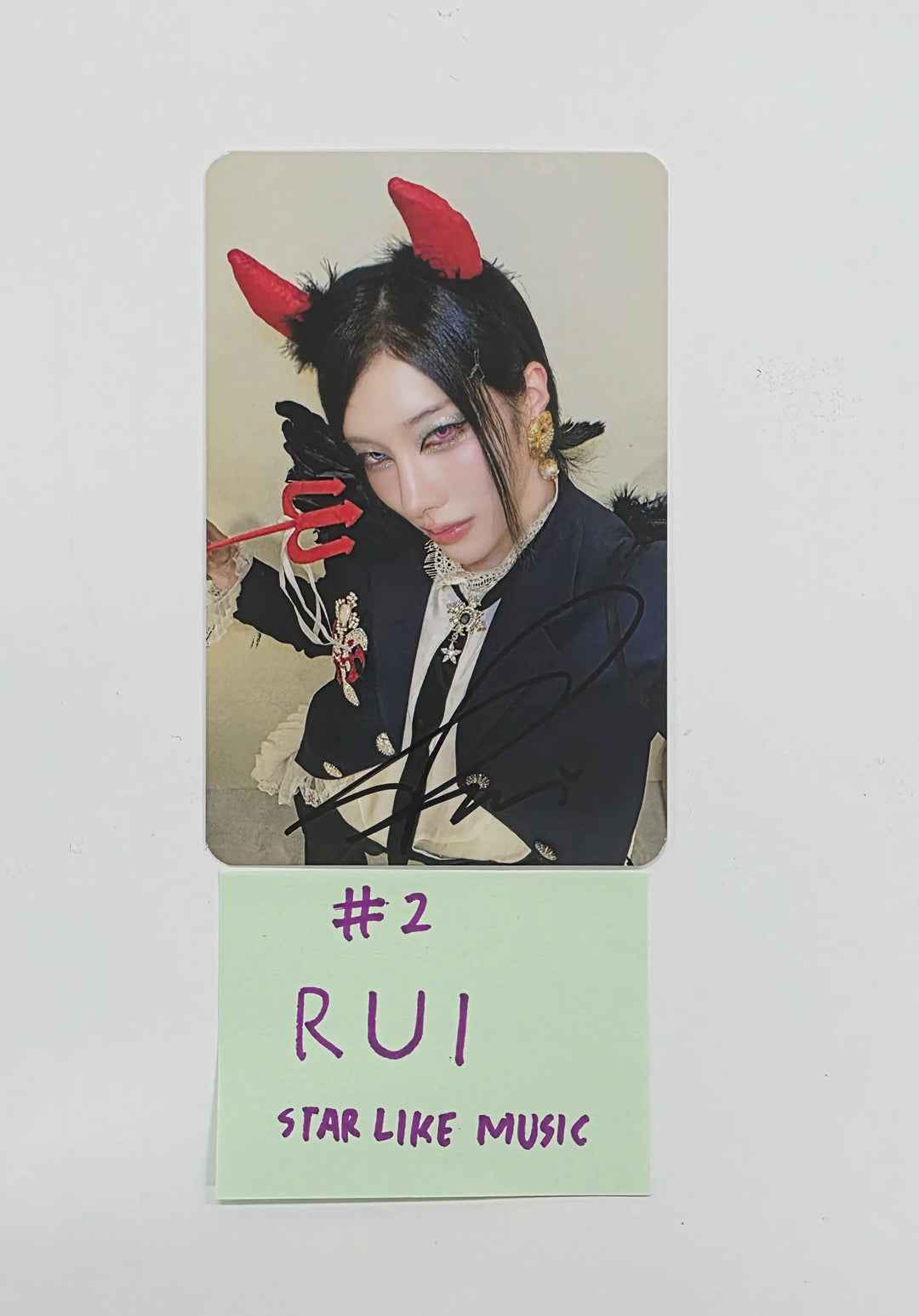 RUI (of XLOV) "I,God" - Hand Autographed(Signed) Photocard [26.07.24]
