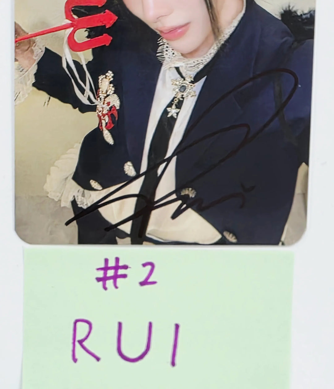 RUI (of XLOV) "I,God" - Hand Autographed(Signed) Photocard [26.07.24]