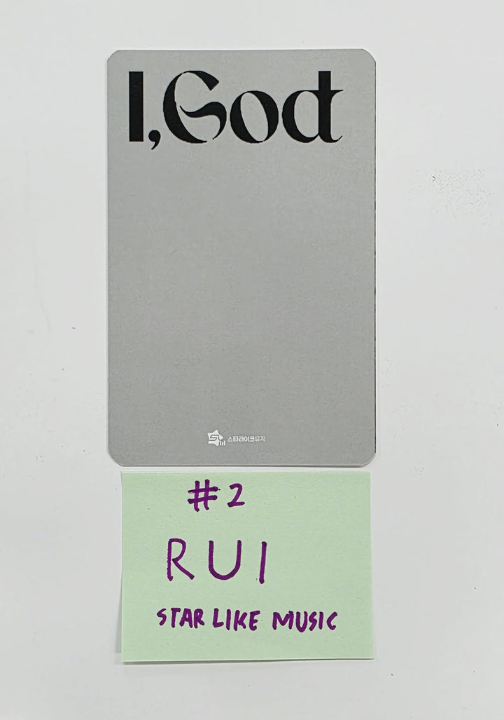 RUI (of XLOV) "I,God" - Hand Autographed(Signed) Photocard [26.07.24]