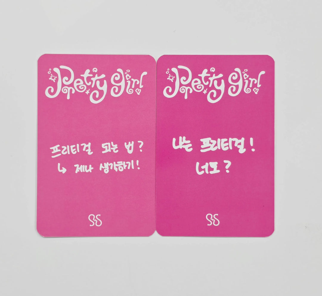 ZENA (of RESCENE) "Pretty Girl" - Broadcast Photocard [26.07.24]