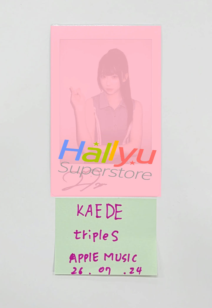 KAEDE (of TripleS) - Hand Autograhped(Signed) Polaroid [26.07.24]