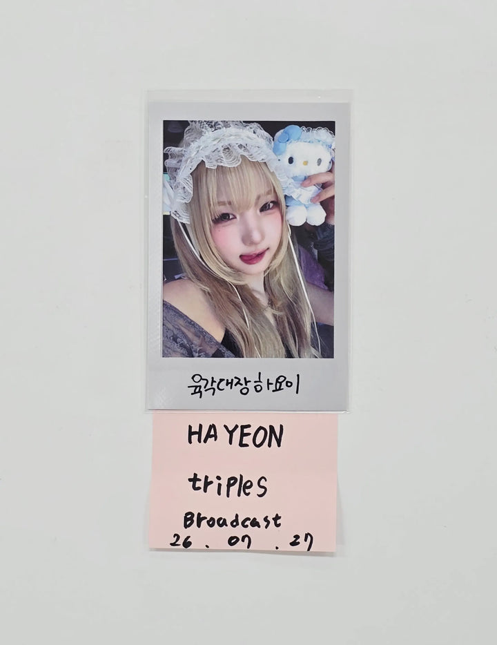 HAYEON (of tripleS) "LOVE&amp;POP" - Broadcast Polaroide type Photocard [26.07.27]