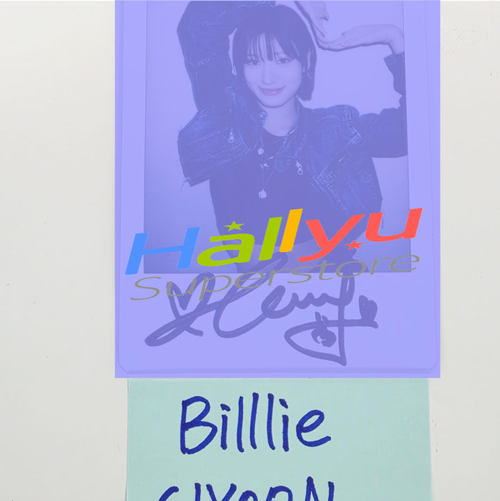 SIYOON (of Billlie) - Hand Autographed(Signed) Polaroid (1) [26.07.28]