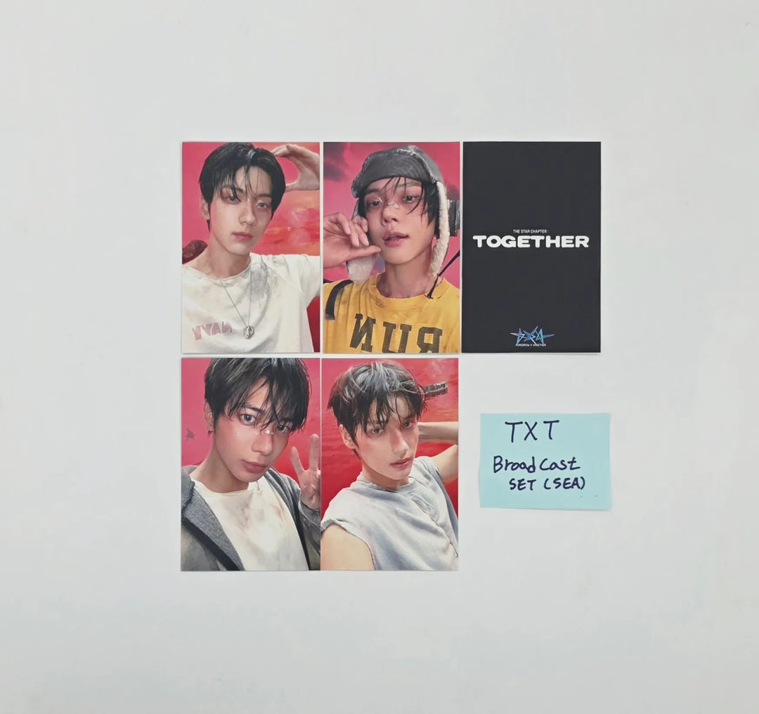 TXT "TOGETHER" - Broadcast Photocard Set (5ea) [26.07.28]