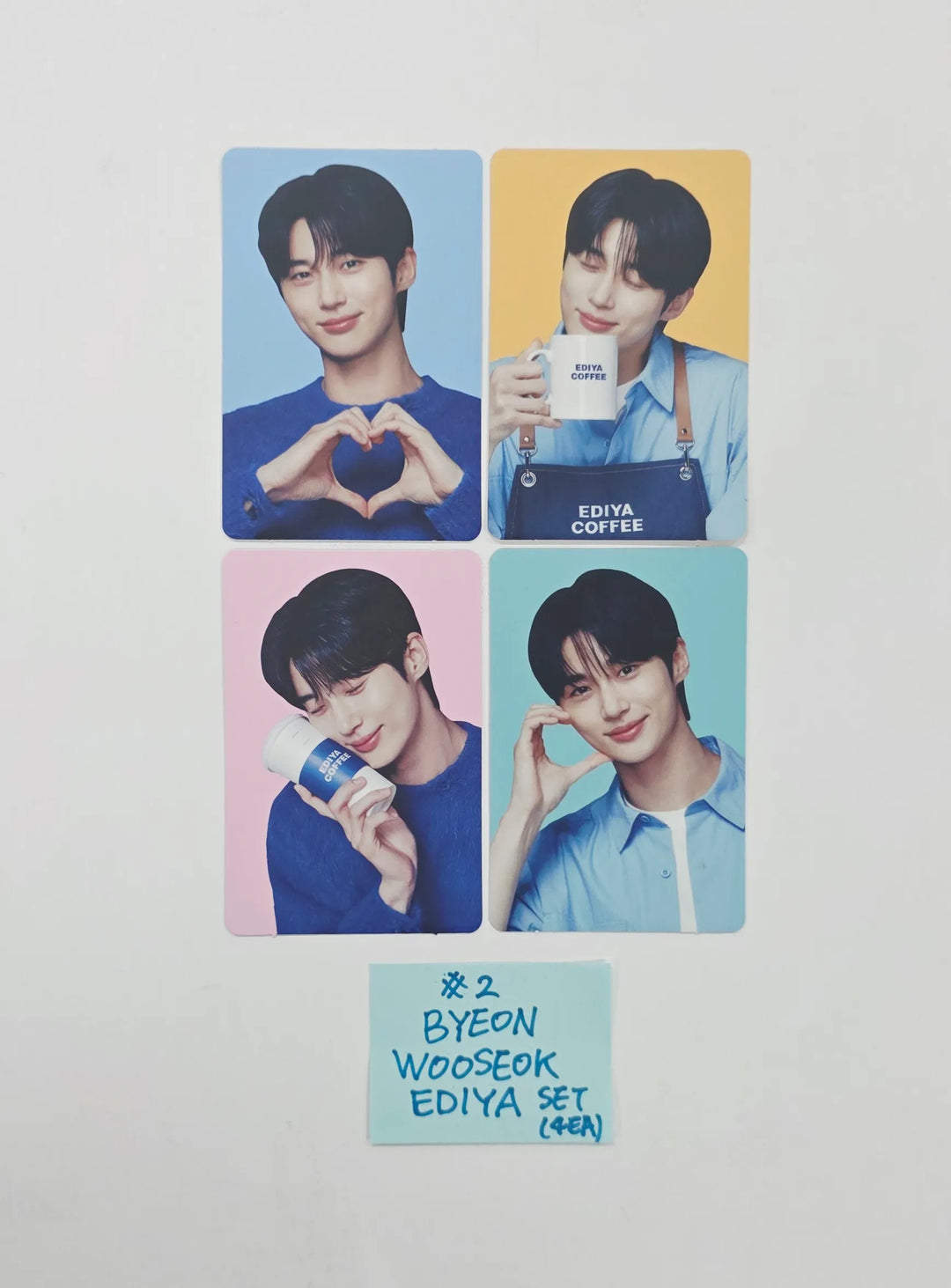 Byeon Wooseok - EDIYA COFFEE Event Photocard Set [26.07.28]
