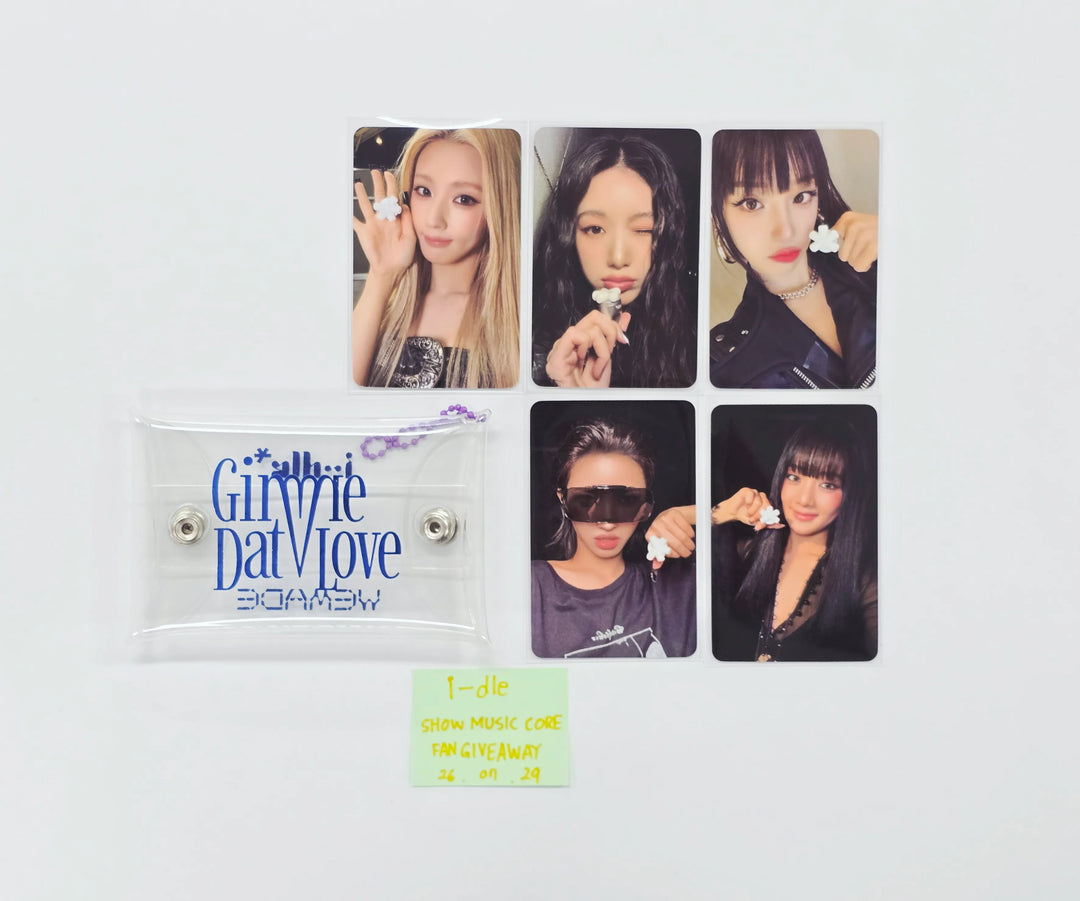 I-DLE "We made" - Show Music Core Broadcast MINI FANMEETING Photocard, Keyring Set [26.07.29]