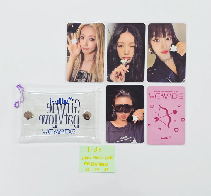 I-DLE "We made" - Show Music Core Broadcast MINI FANMEETING Photocard, Keyring Set [26.07.29]