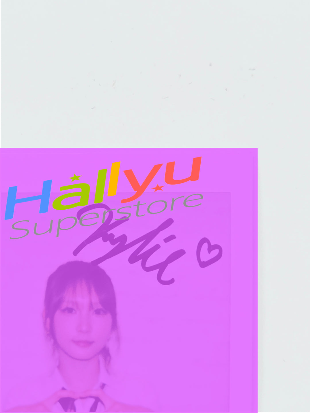 KYLIE (of KIIRAS) - Hand Autographed(Signed) Polaroid [26.07.29]