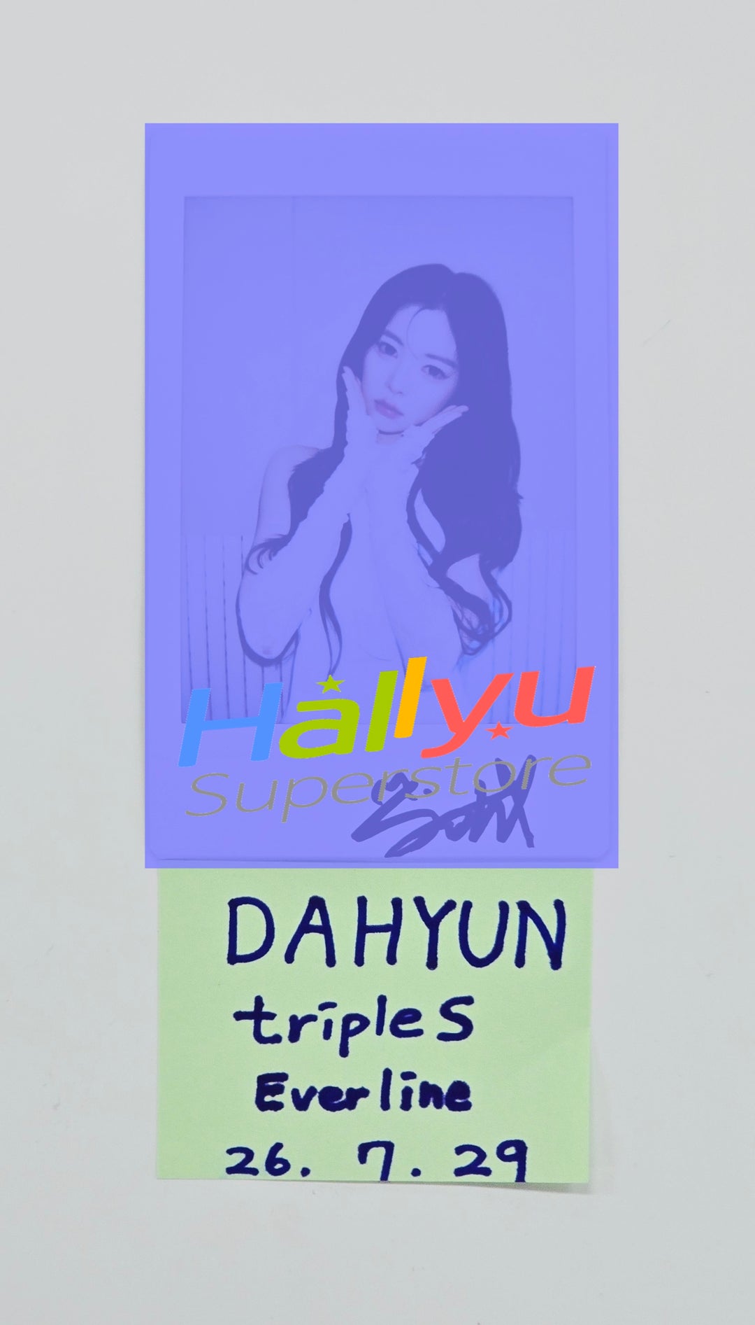 SEO DAHYUN (of TripleS) - Hand Autographed(Signed) Polaroid [26.07.29]