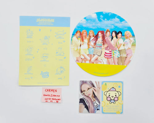 CARMEN (of Hearts2Hearts) "Lemon Tang" - POP-UP Store Entry Photocard Set [26.07.30]