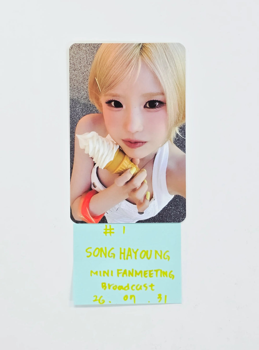 fromis_9 "Glow ME" - Mini FanMeeting Broadcast Photocard [26.07.31]