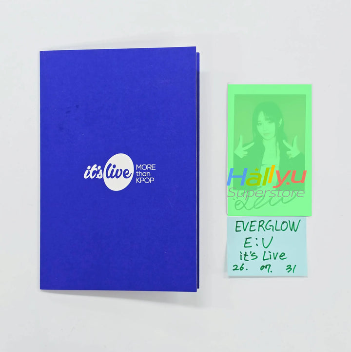 E:U (of Everglow) - Hand Autographed(Signed) Polaroid [26.07.31]