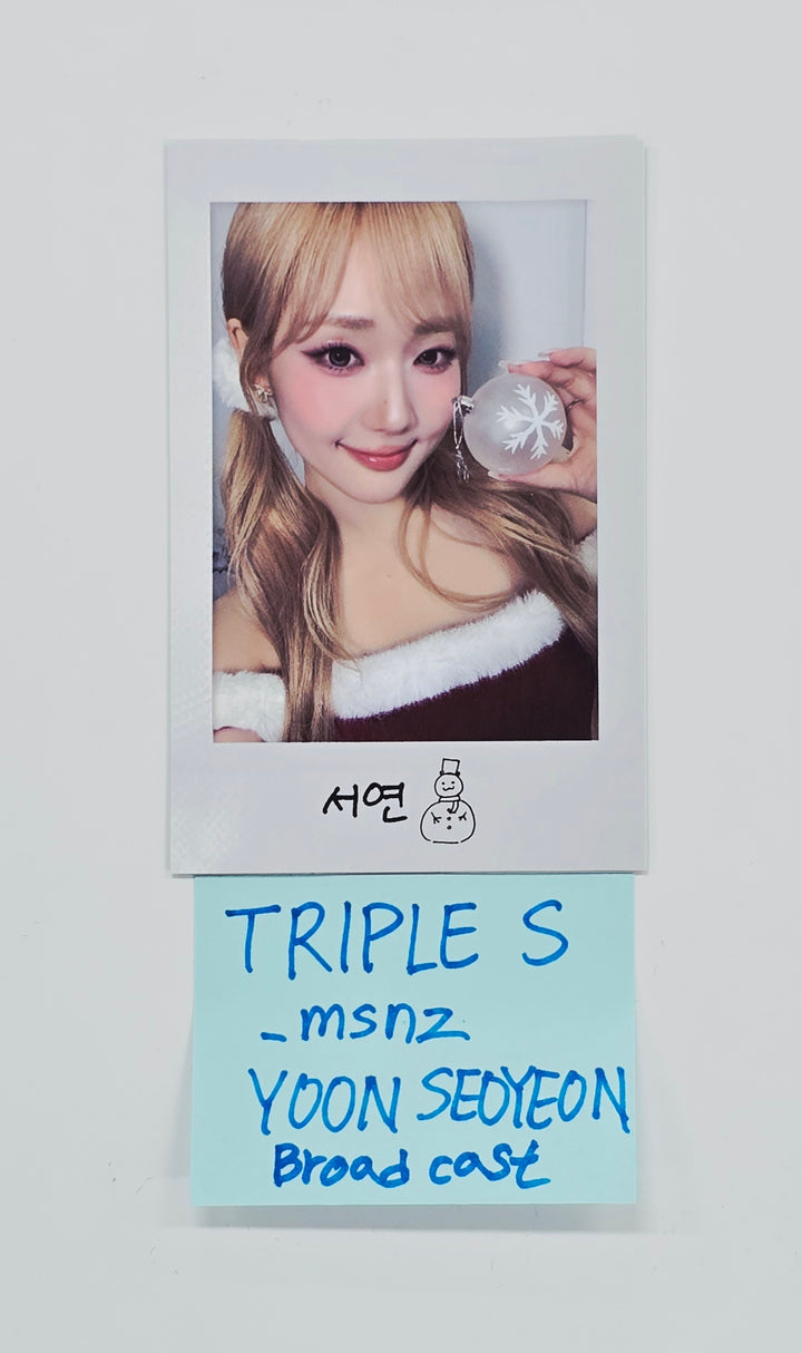 SEOYEON (of tripleS_msnz) - Broadcast Polaroide type Photocard [26.07.31]