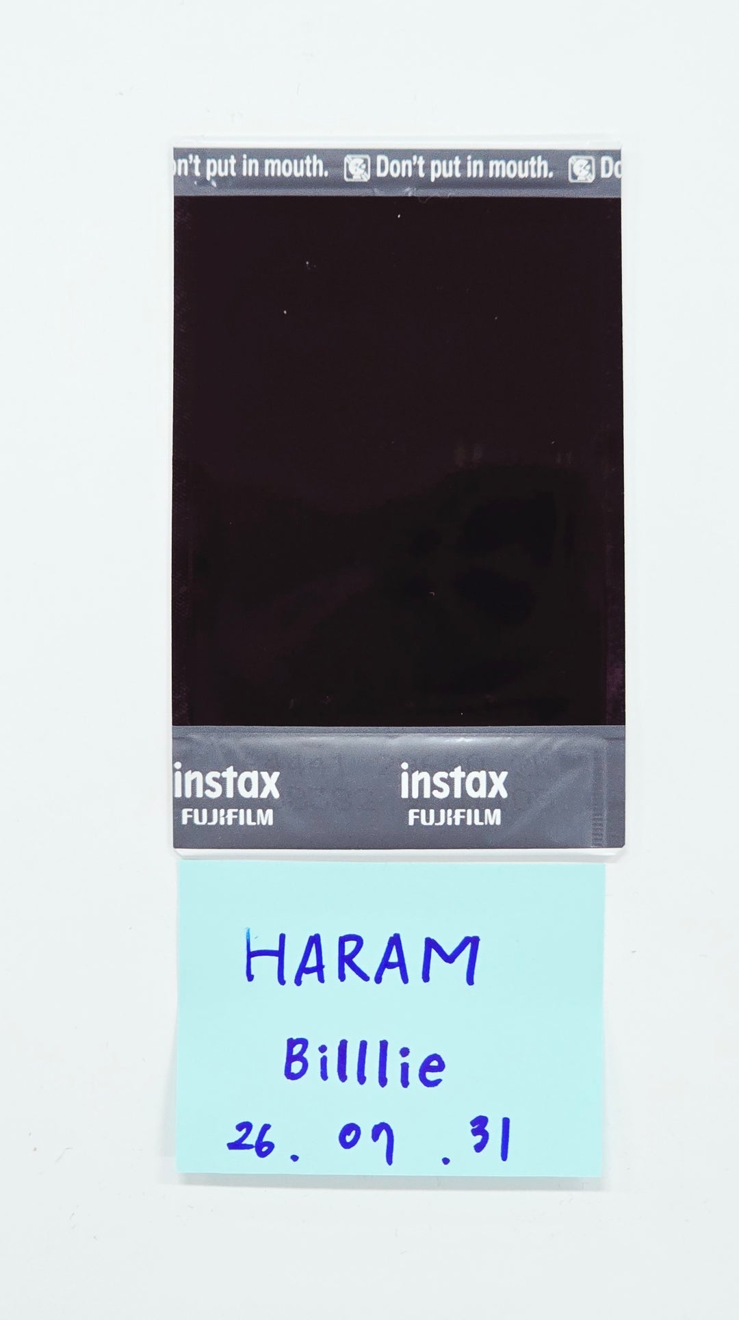 HARAM (of Billlie ) - Hand Autographed(Signed) Polaroid [26.07.31]