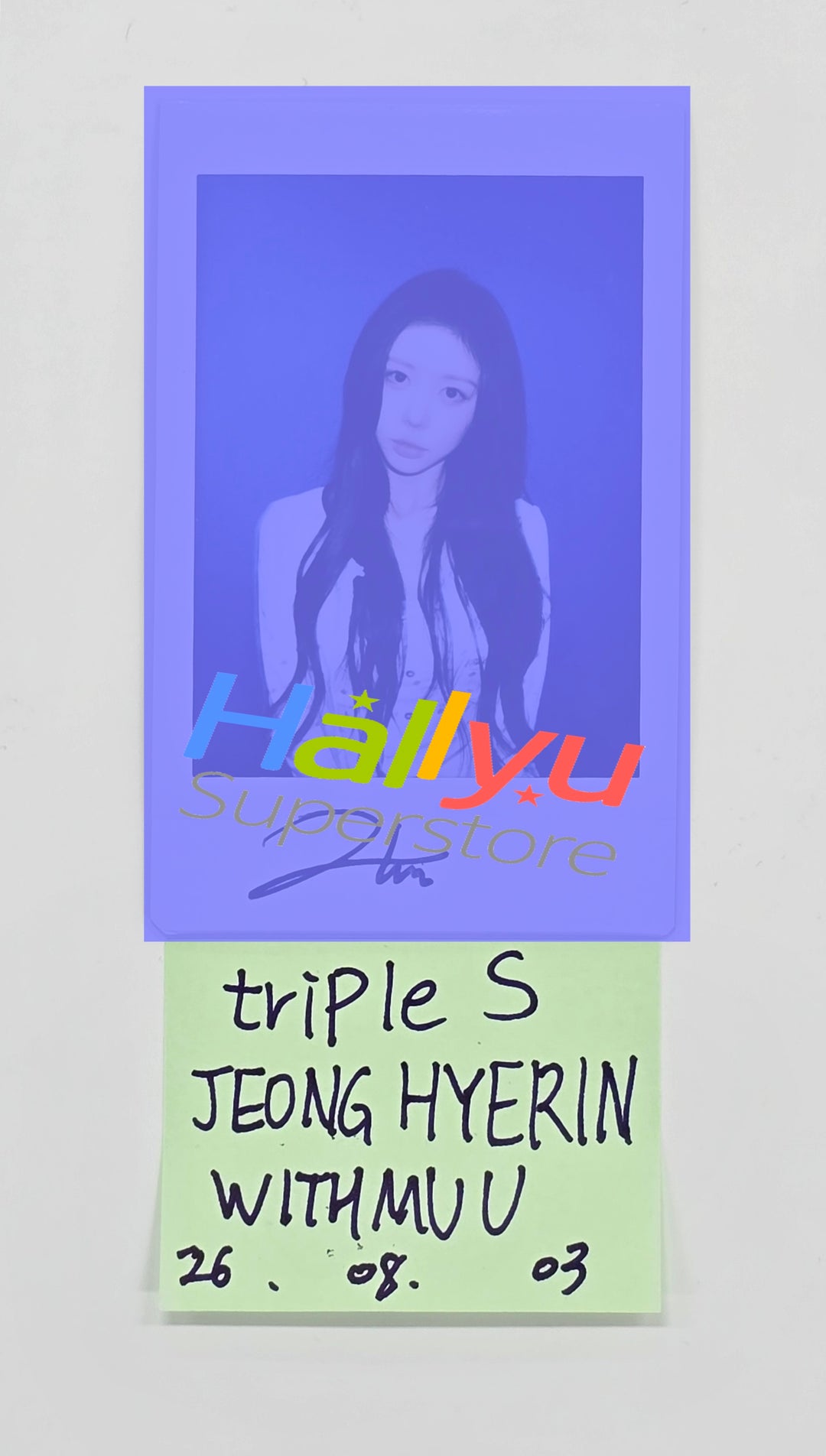 HYERIN (of TripleS) - Hand Autographed(Signed) Polaroid [26.08.03]