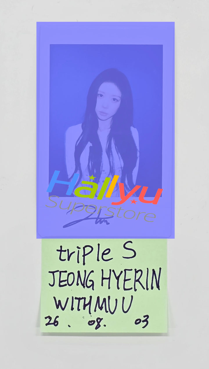 HYERIN (of TripleS) - Hand Autographed(Signed) Polaroid [26.08.03]