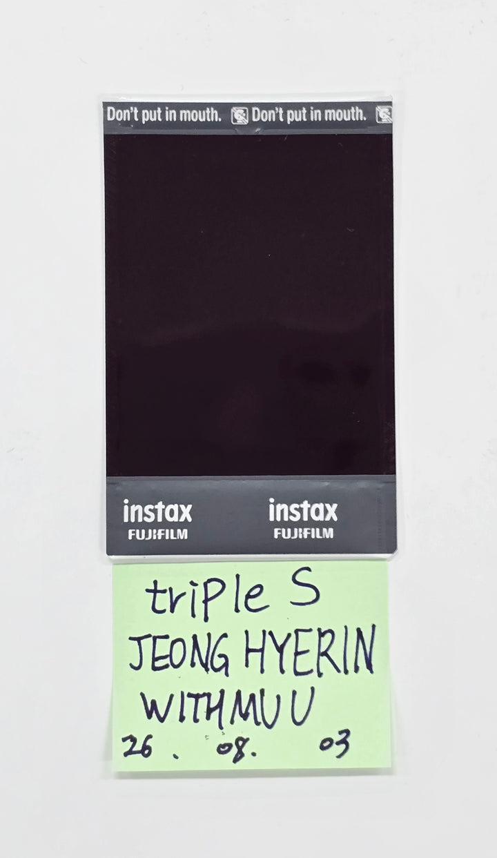 HYERIN (of TripleS) - Hand Autographed(Signed) Polaroid [26.08.03]