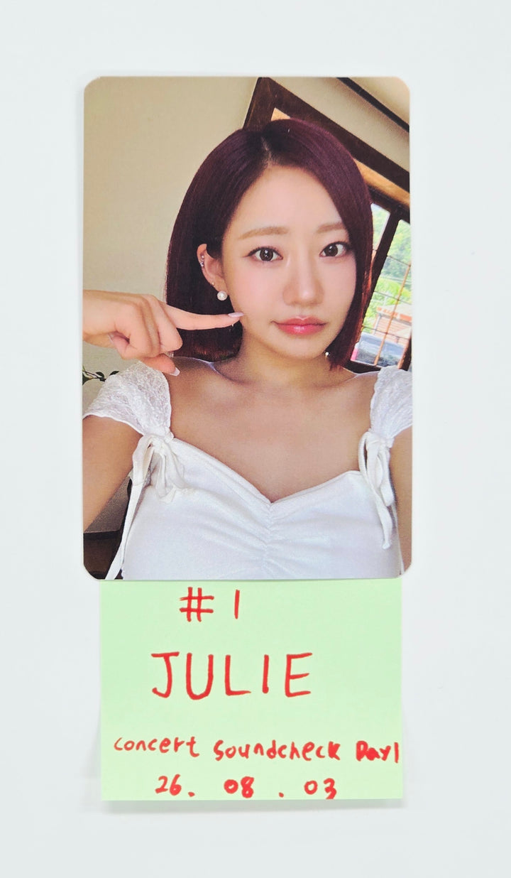 KISS OF LIFE "KISS ROAD" - Concert VIP Soundcheck Day1 Photocard [26.08.03]
