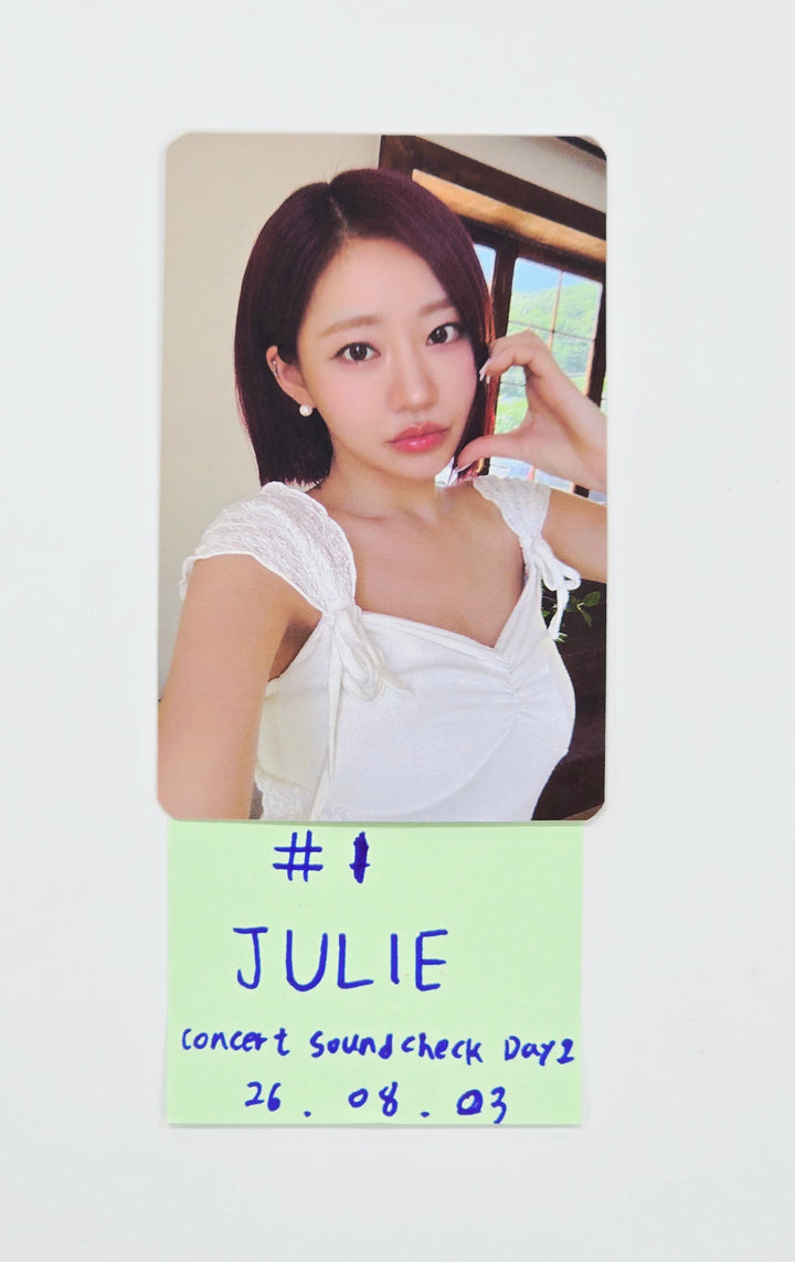 KISS OF LIFE "KISS ROAD" - Concert VIP Soundcheck Day2 Photocard [26.08.03]