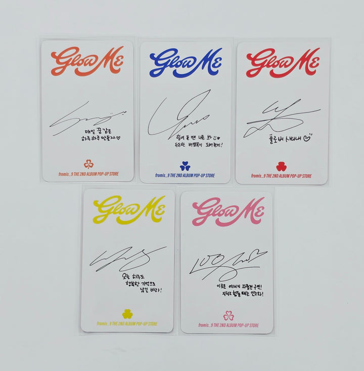 fromis_9 "Glow ME" - POP-UP Store Lucky Draw Event Photocard [26.08.04]