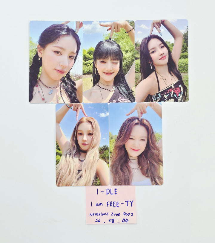 (g) I-DLE "I am FREE-TY" - 2023 (G)I-DLE WORLD TOUR Never Land Zone Day2 Photocard Set [26.08.04]