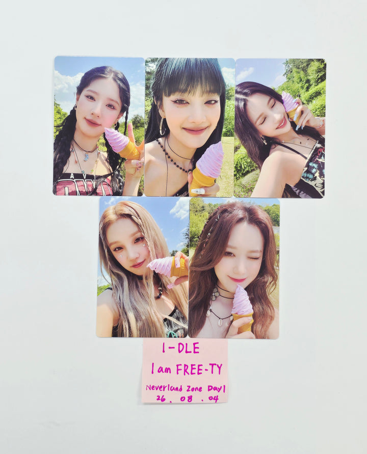 (g) I-DLE "I am FREE-TY" - 2023 (G)I-DLE WORLD TOUR Never Land Zone Day1 Photocard Set [26.08.04]