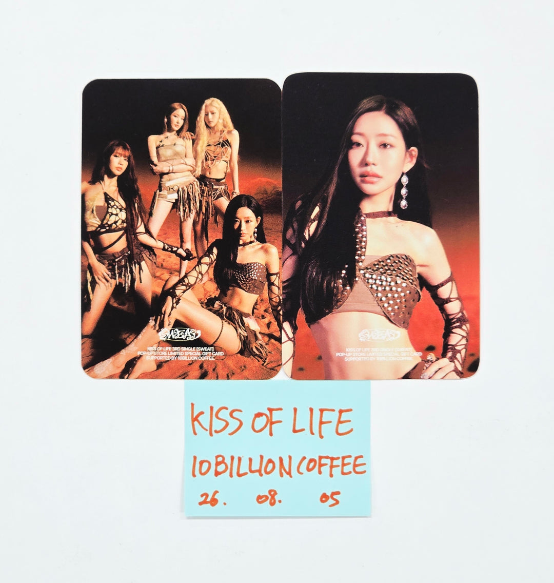Kiss of Life - 10BILLION COFFEE Event Photocard [26.08.05]
