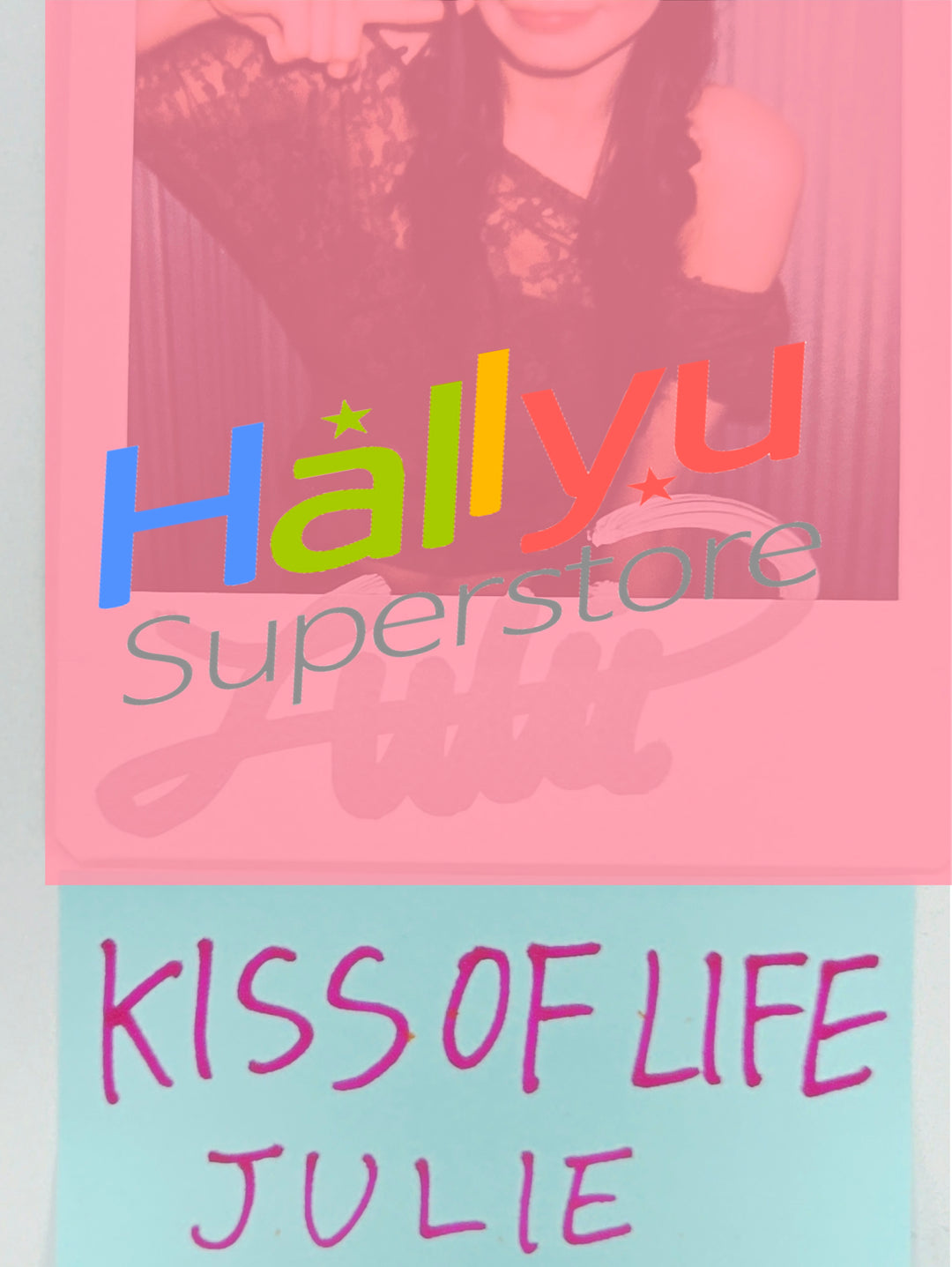 JULIE (of Kiss of Life) - Hand Autographed(Signed) Polaroid [26.08.05]
