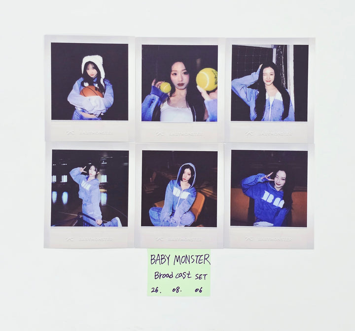 BABYMONSTER "REALLY LIKE YOU" - Broadcast Polaroid type Photocard Set [26.08.06]