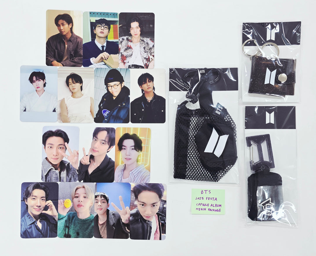 BTS - 2025 FESTA ARMY Zone Photocard + CAPSULE ALBUM Merch Package Set [26.08.06]