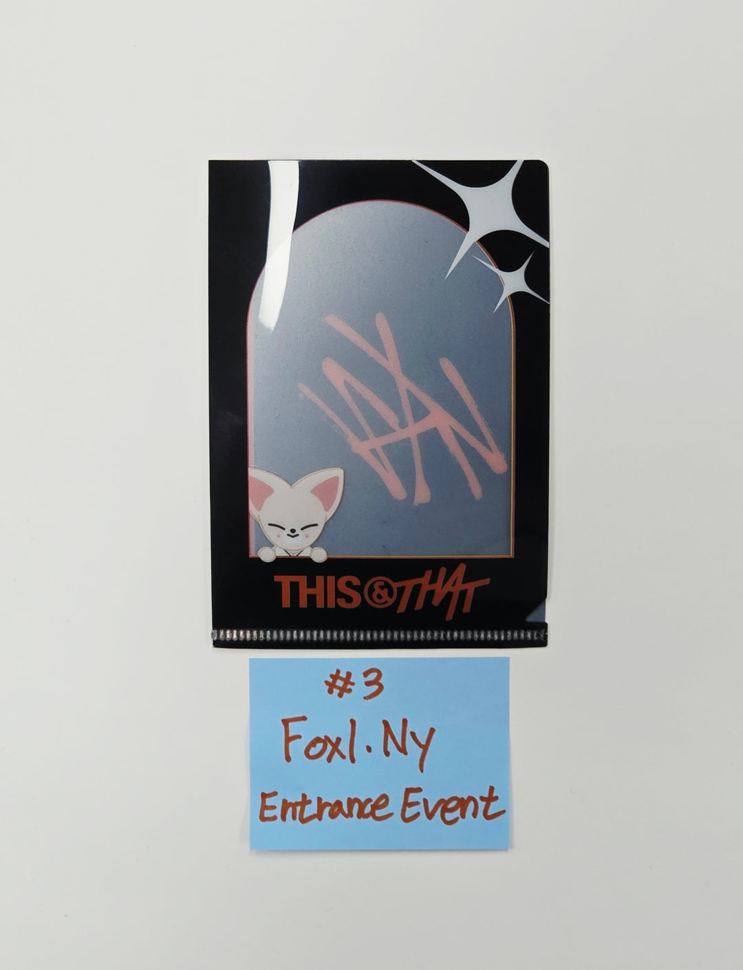 Stray Kids "THIS &amp; THAT" - POP-UP Store Entry Benefit Photocard Sleeves [26.08.10]