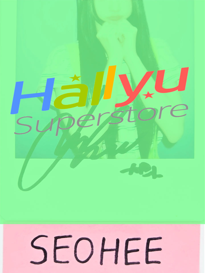 SEOHEE (of HITGS) - Hand Autographed(Signed) Polaroid (2) [26.08.12]
