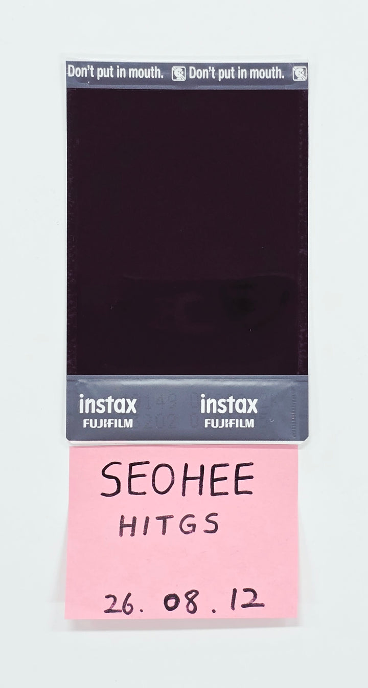 SEOHEE (of HITGS) - Hand Autographed(Signed) Polaroid (2) [26.08.12]