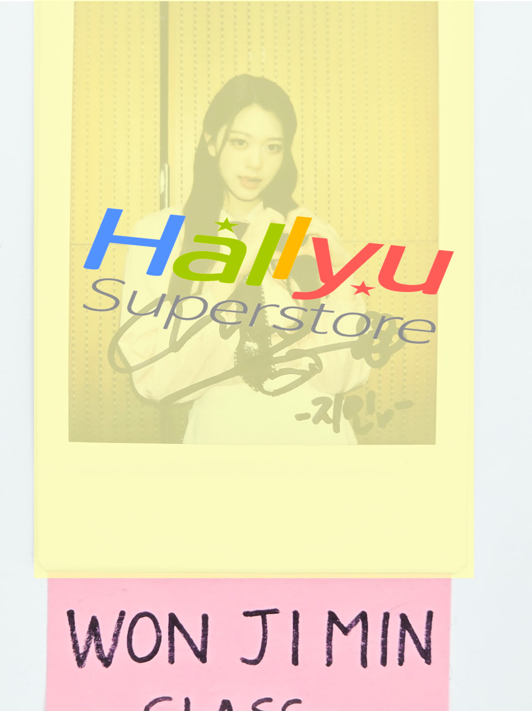 WON JIMIN (ofCLASS:y) - Hand Autographed(Signed) Polaroid [26.08.12]