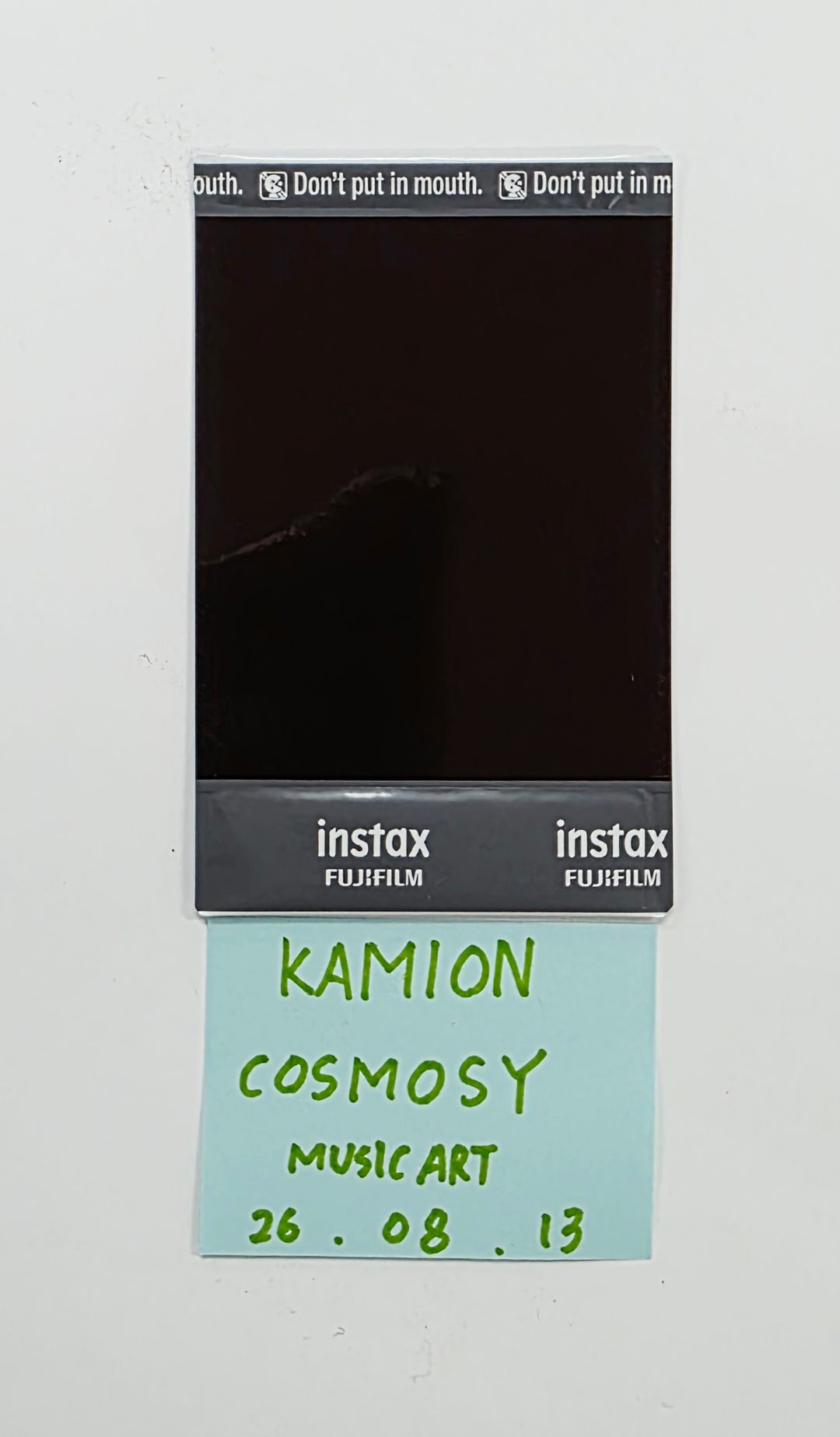 KAMION (of COSMOSY) - Hand Autographed(Signed) Polaroid [26.08.13]