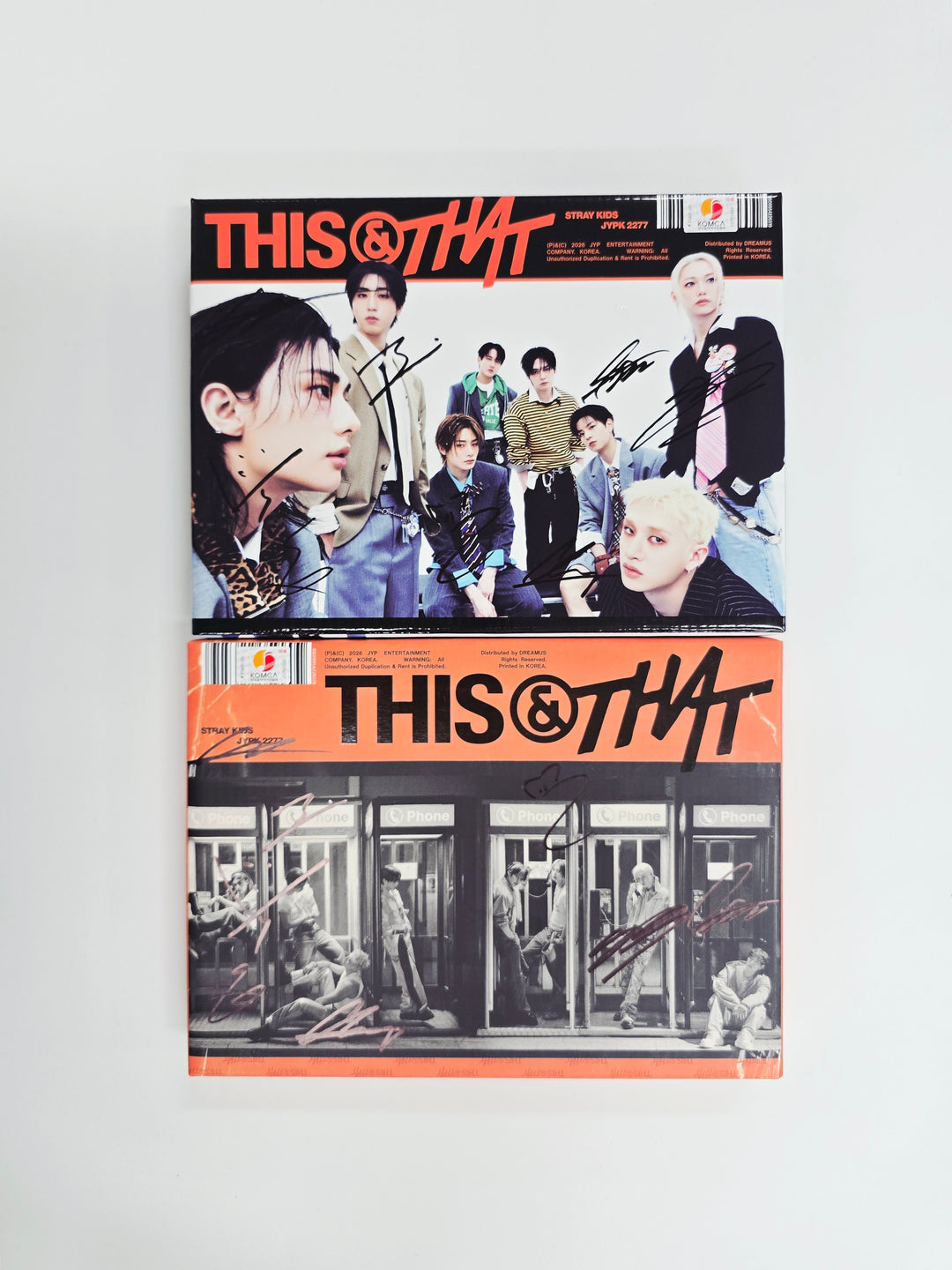 Stray Kids "THIS &amp; THAT" - Hand Autographed(Signed) Promo Album [26.08.18]