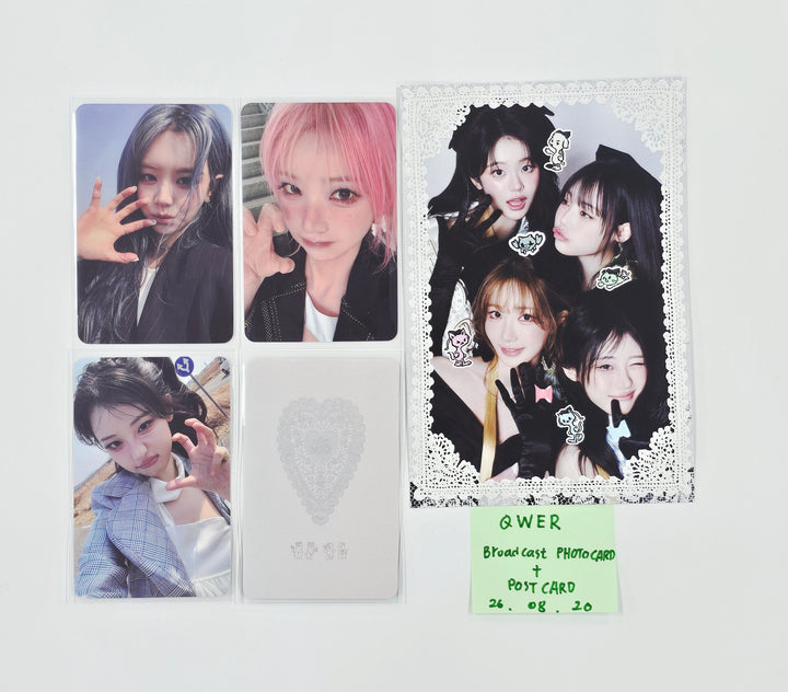 QWER - Broadcast Photocard, Postcard Set [26.08.20]