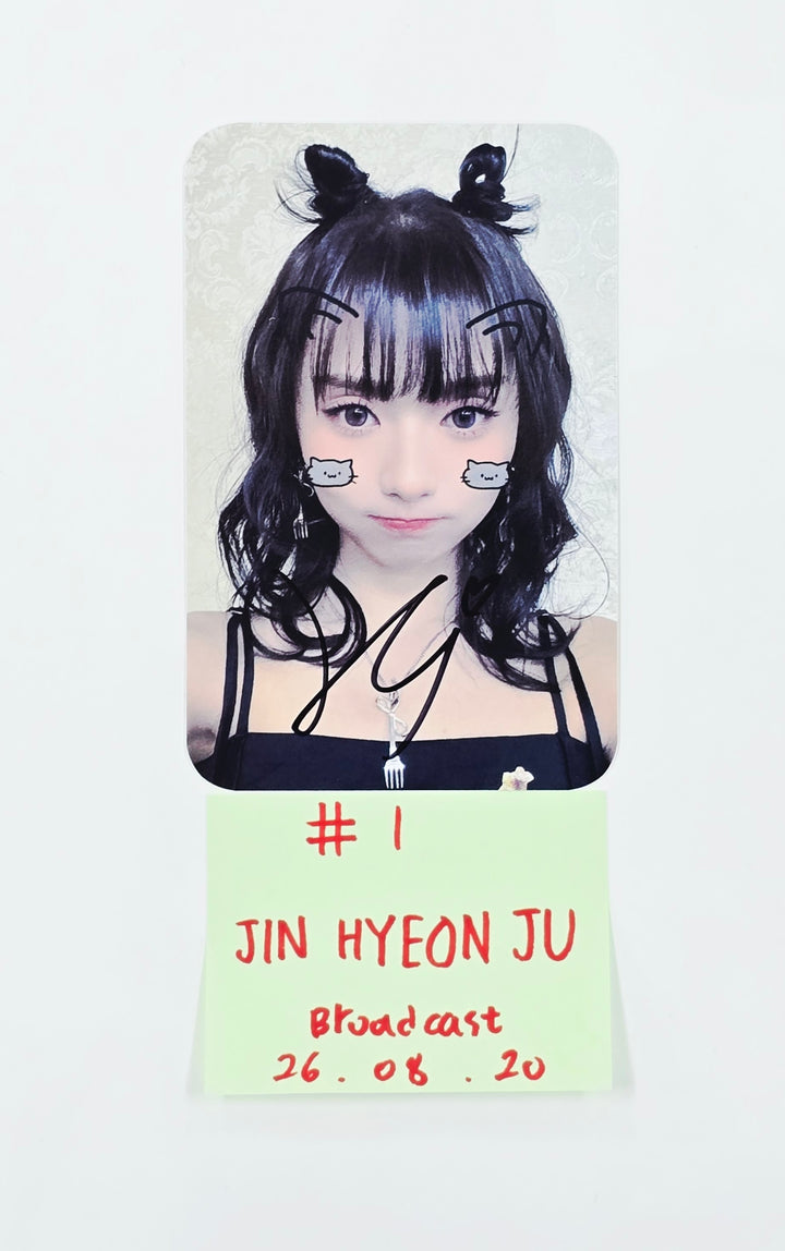 UNIS - Hand Autographed(Signed) Broadcast Photocard [26.08.20]