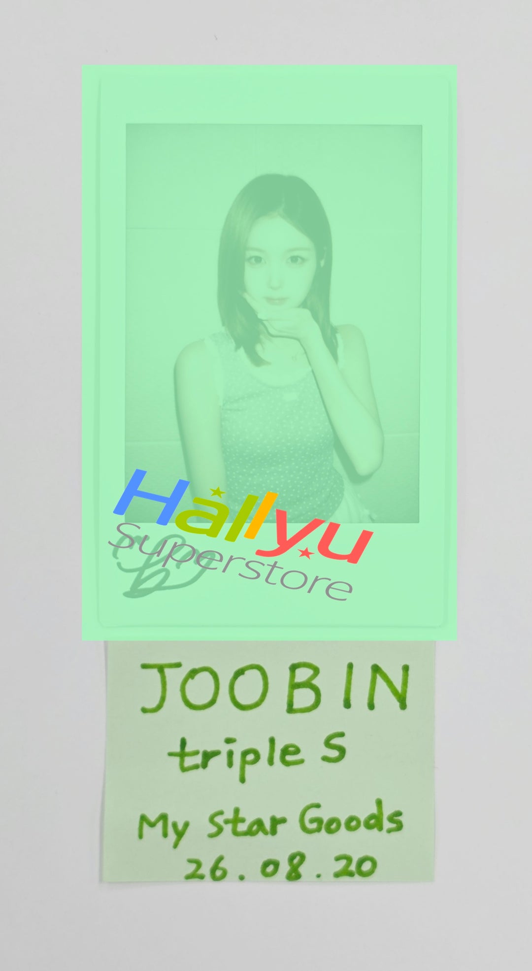 JOOBIN (of TripleS) - Hand Autographed(Signed) Polaroid (2) [26.08.20]
