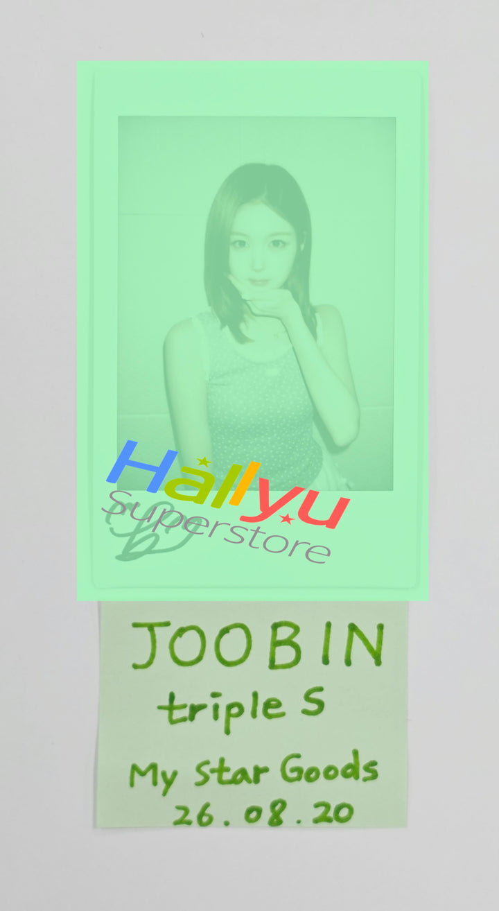 JOOBIN (of TripleS) - Hand Autographed(Signed) Polaroid (2) [26.08.20]