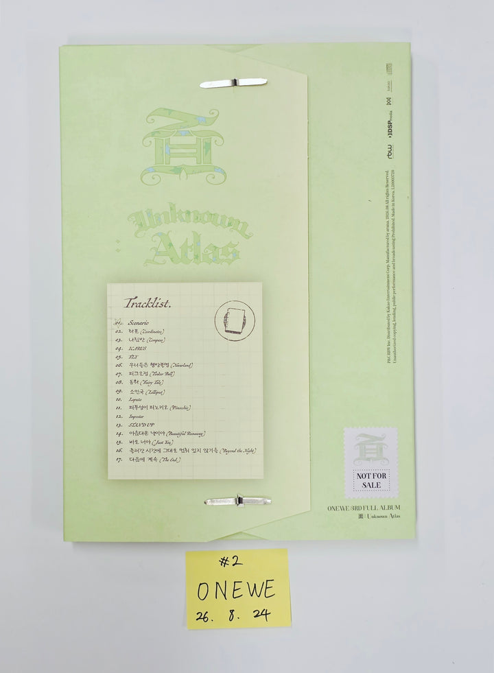 ONEWE "面 : Unknown Atlas" - Hand Autographed(Signed) Promo Album [26.08.24]