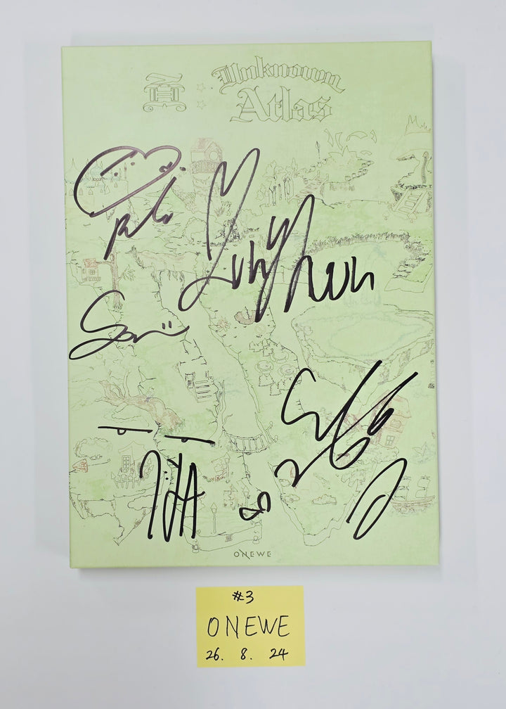 ONEWE "面 : Unknown Atlas" - Hand Autographed(Signed) Promo Album [26.08.24]