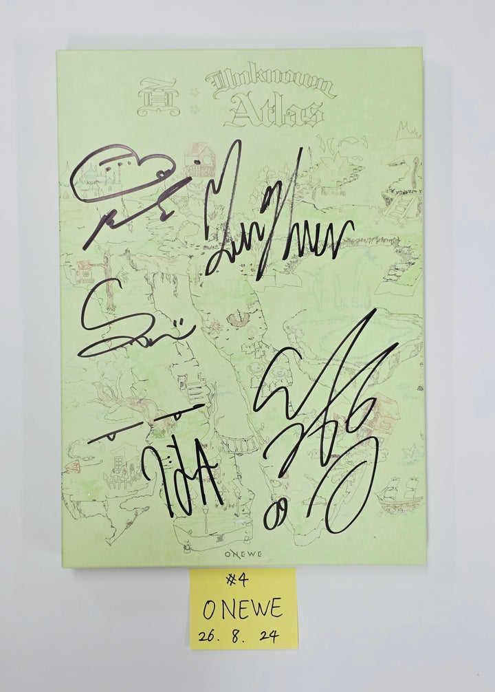 ONEWE "面 : Unknown Atlas" - Hand Autographed(Signed) Promo Album [26.08.24]